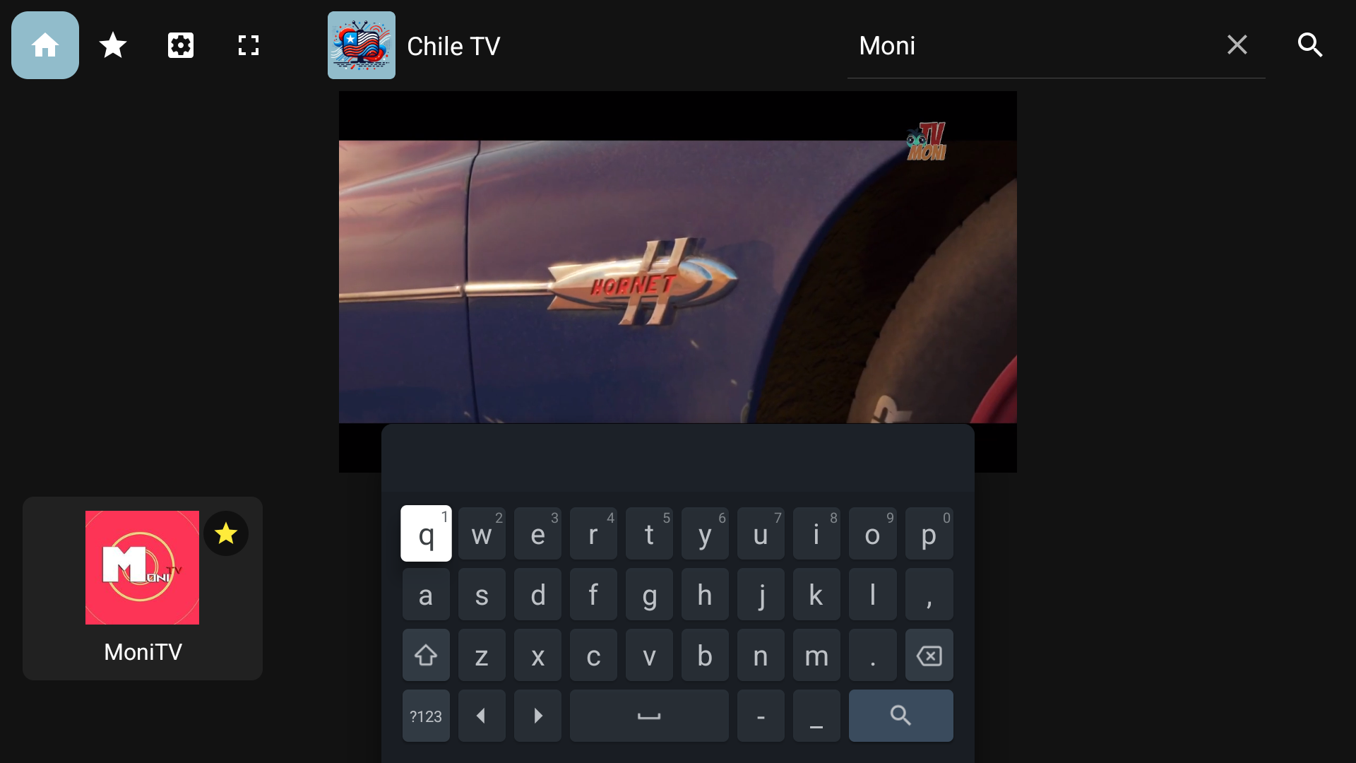Control remoto virtual TV